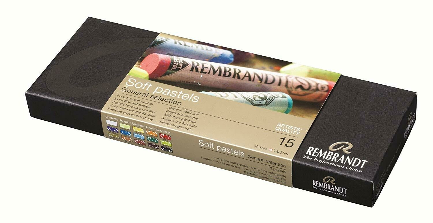 Rembrandt Artists&#39; Softpastels Large - 15 Colours