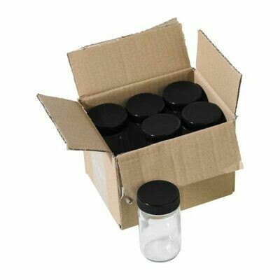 Paint Jar for Watercolours with Lid - 100ml - 6pcs