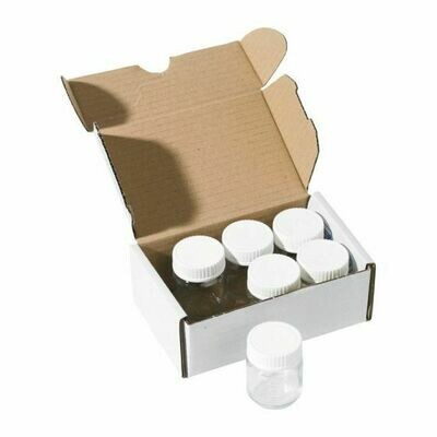 Paint Jar for Watercolours with Lid - 50ml - 6pcs