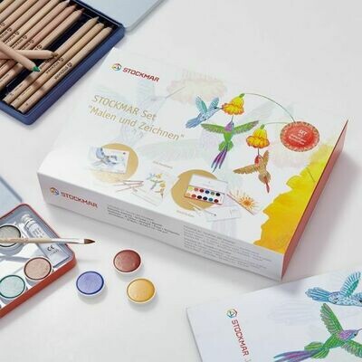 Stockmar Set Painting and Drawing Triangular Stockmar Set Painting and Drawing Triangular