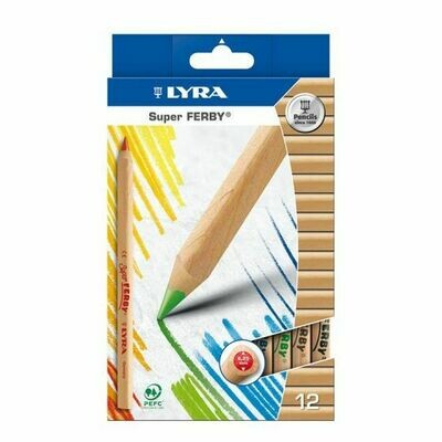 Lyra Superferby Unlacquered - Standard ass. 12 col Lyra Superferby Unlacquered - Standard ass. 12 col