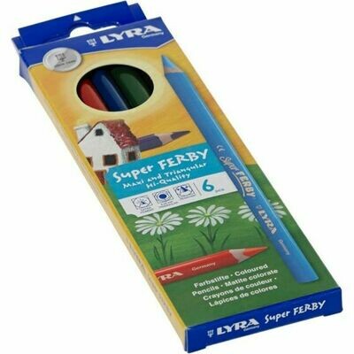 Lyra Super Ferby Lacquered Standard Assortment 6 Pencils Lyra Super Ferby Lacquered Standard Assortment 6 Pencils