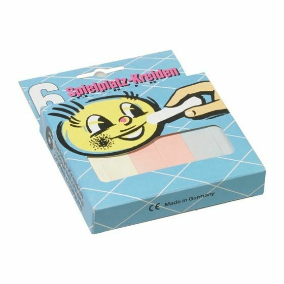 School Yard Chalk for Line Drawer 6 Pieces - 3 Assorted Colors