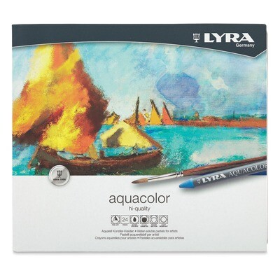 Lyra Aquacolour Pastels - 24 assorted Lyra Aquacolour Pastels - 24 assorted