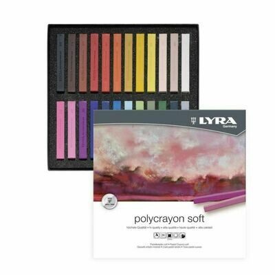Lyra Polycrayon Soft - 24 Assorted