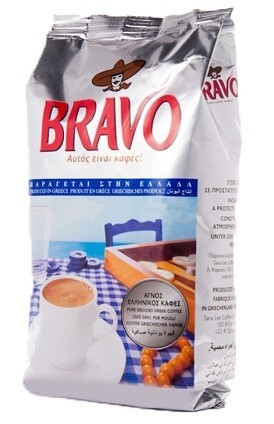 Bravo Greek Ground Coffee - 200g vacuum pack