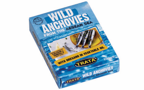 Wild Anchovies with Oregano in Vegetable Oil - 100g tin