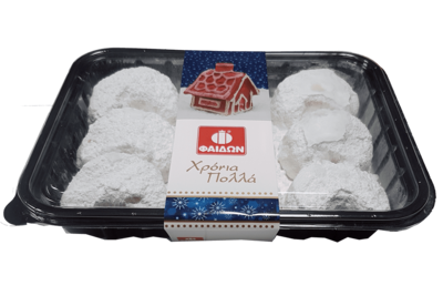 Almond &#39;Kourabiedes&#39; shortcake (Clear)- 350g box