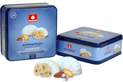 Kourabiedes Tin Package - 450g Tin