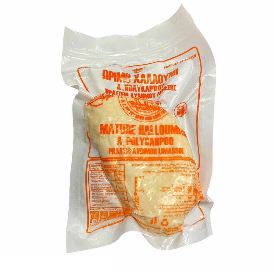 Polycarpou Mature Sheep Halloumi - approx 230g