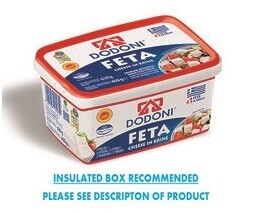 Dodoni Feta Cheese p.d.o. - 400g tray with brine