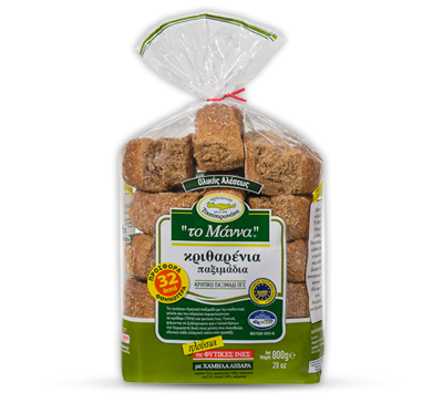 BIG Cretan Barley Rusks (To manna) - 600g