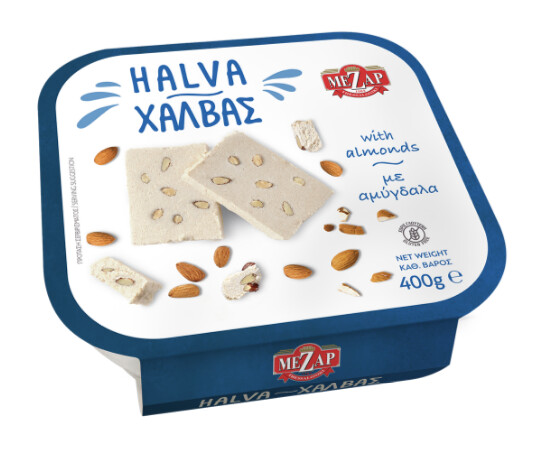 Greek Halva with Almonds  - 400g tub