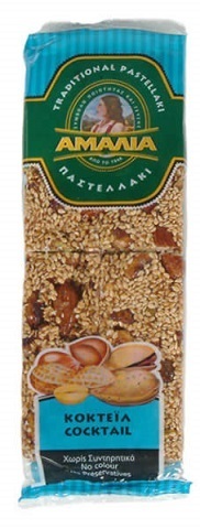 Amalia Sesame &amp; Nut Brittle (Cocktail) - 65g bar