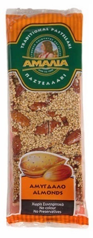 Amalia Sesame &amp; Nut Brittle (Almond) - 65g bar