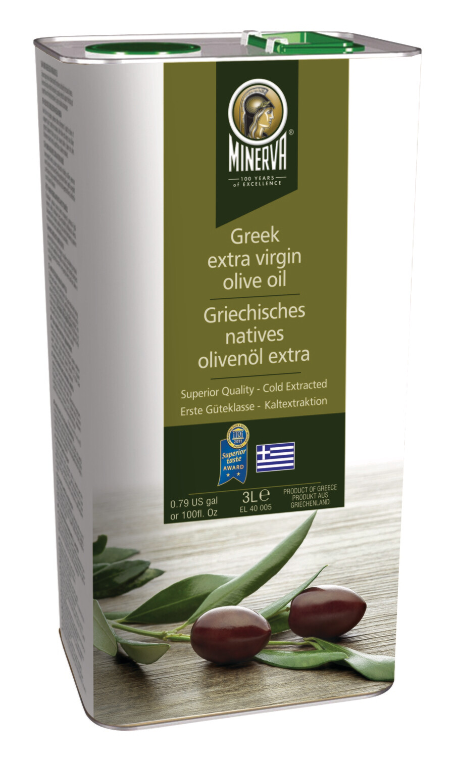Minerva Extra Virgin Olive Oil - 3L Tin