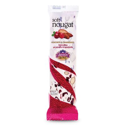 Nougat with Strawberry &amp; Almonds 60g