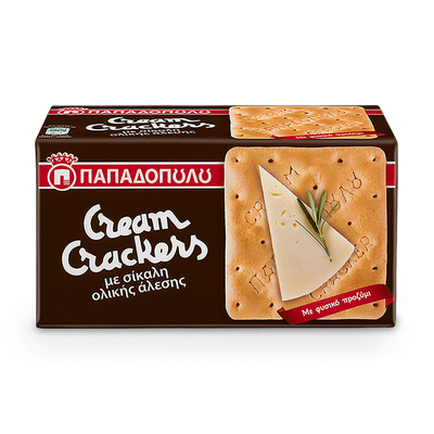 Cream Crackers with Wholegrain Rye - 140g