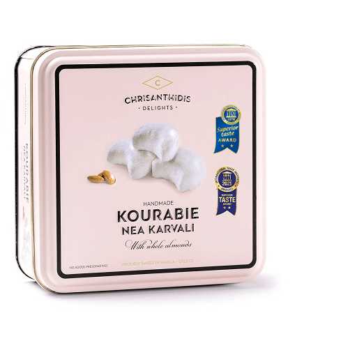 Kourabie With Whole Almonds Metal Box - 450g