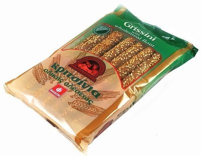Wholemeal Grissini with Sesame (Brown) - 250g Tray