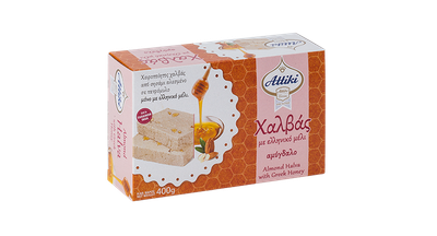 Attiki Honey Halva (Almonds) - 400g box