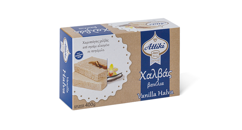 Attiki Honey Halva (Vanilla) - 400g box