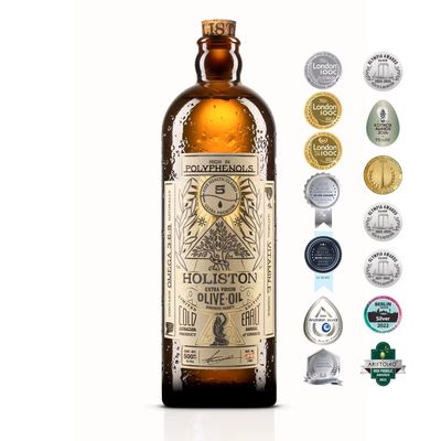 Limited Edition Ultra Premium Phenolic Extra Virgin Olive Oil - 500ml Holiston from island of Rhodes