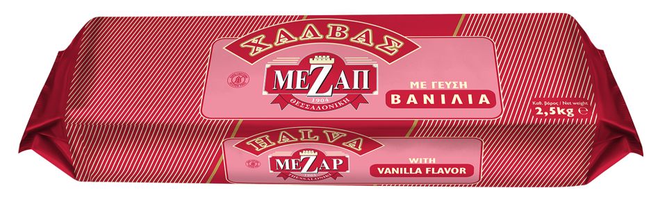 Greek Halva Vanilla (Plain) - 2.5kg block