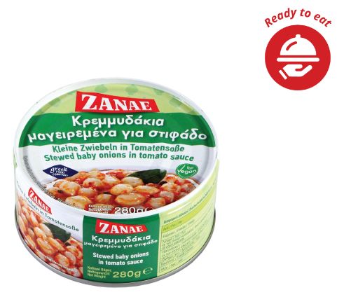Zanae Stewed baby onions in tomato sauce (Stifado) - 280g