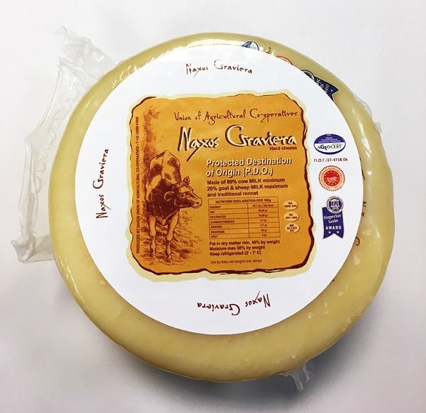 Naxos Graviera Cheese PDO - 1.200kg Approx