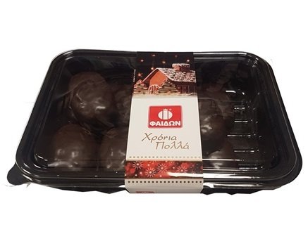 Melomakarona Coated with Chocolate (Clear) - 500g box