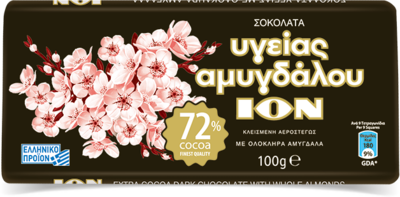 ION Dark Chocolate 72% Couverture (Almond) - 100g