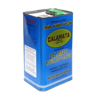Calamata Extra Virgin Olive Oil - 3L Tin