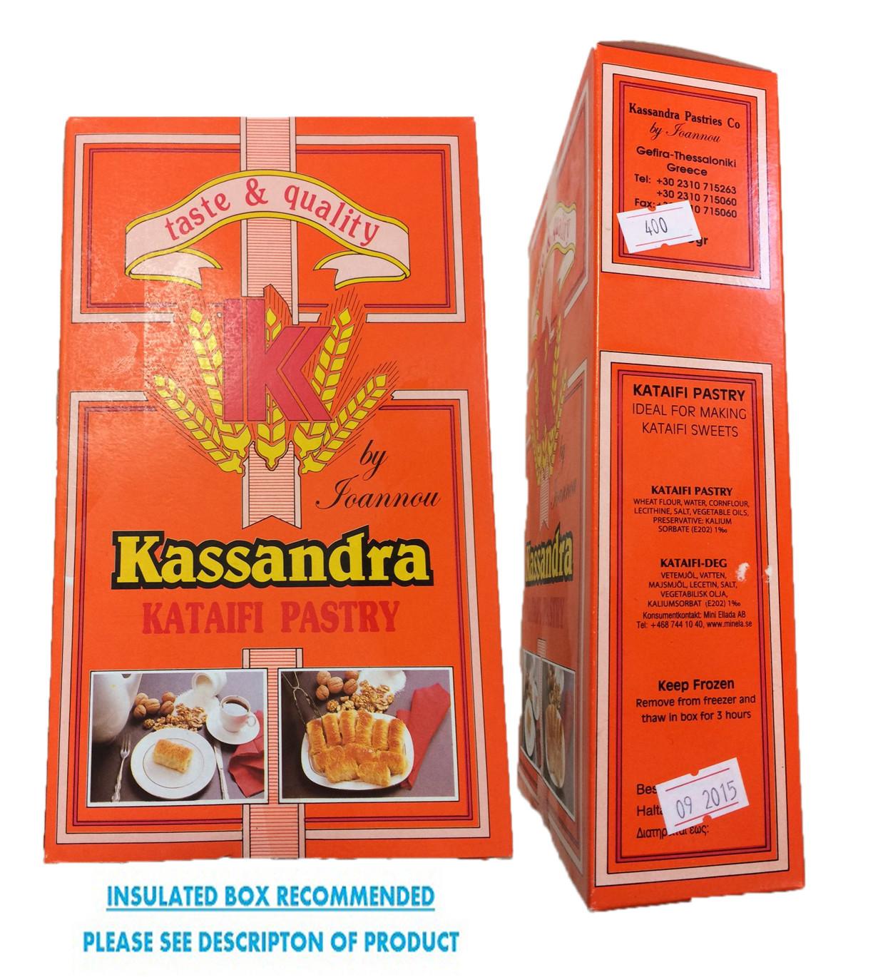 Kataifi Pastry (Frozen)