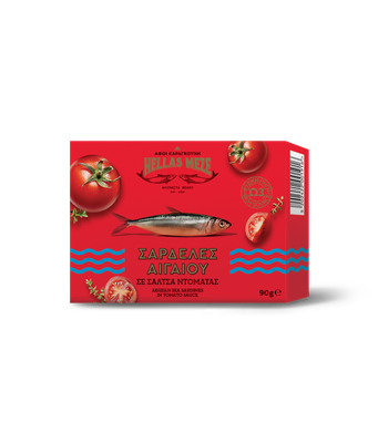 Aegean Sea Sardines in Tomato Sauce - 90g tin