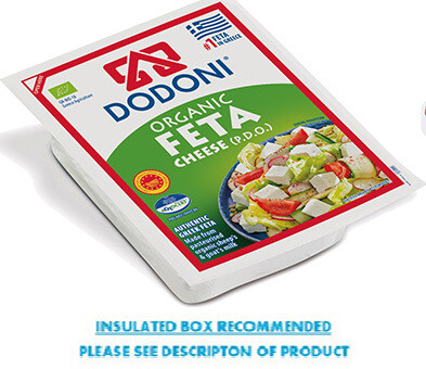 Dodoni Organic Feta. - 200g vacuum pack