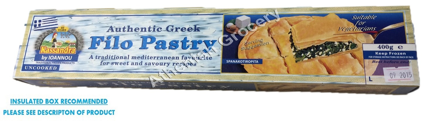 Fillo Pastry (Frozen)
