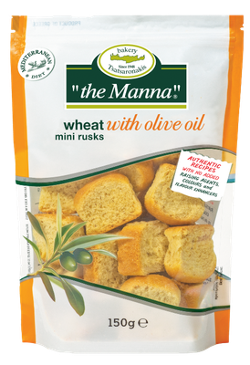 Wheat Rusks With Olive Oil (To Manna) - 150g