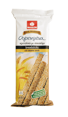Grissini Wheat Breadsticks with sesame seeds - 250g tray