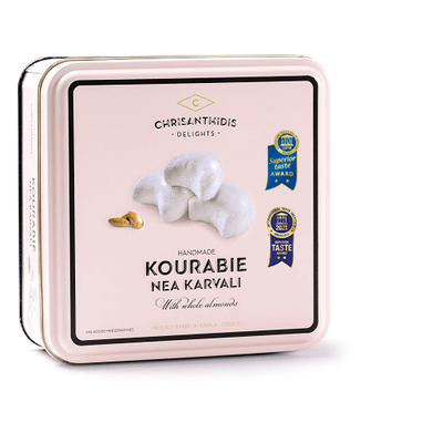 Kourabie With Whole Almonds Metal Box - 450g