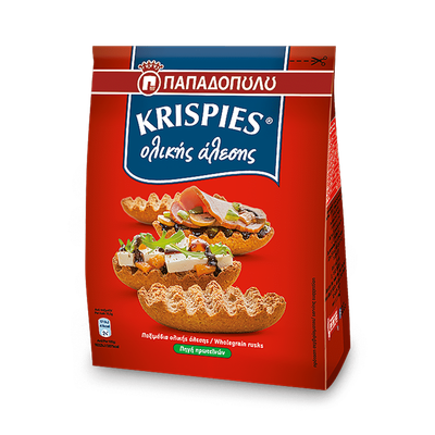 KRISPIES wholegrain Rusks (Papadopoulos) - 200g