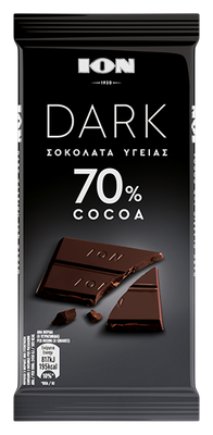 ION Dark Chocolate 70%  - 90g