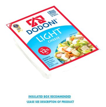 Dodoni Feta Light - 180g vacuum pack