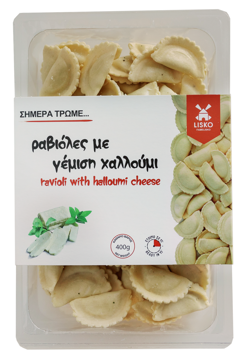 Lisko Ravioli with Halloumi Cheese - 400g