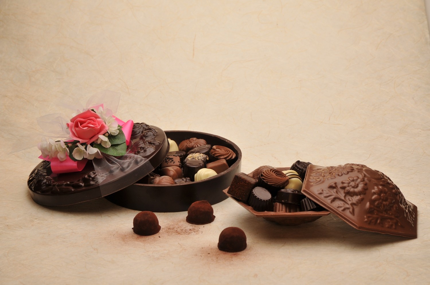 Floral Chocolate Candy Box Assortment