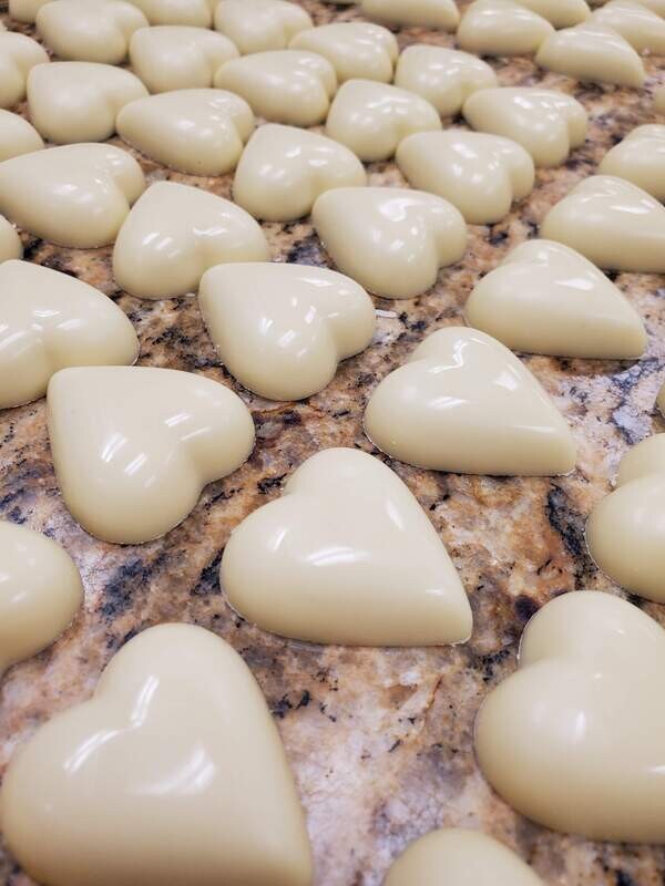 A Dozen Chocolate Hearts