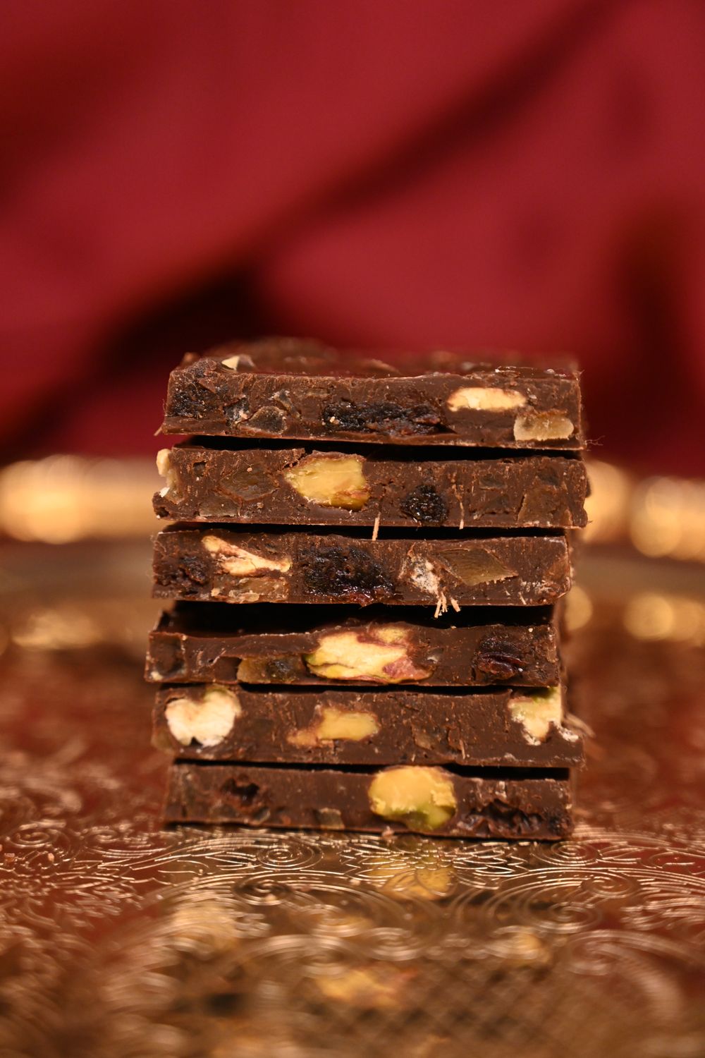 Pistachio Bark with Ginger and Tart Cherries Pistachio Bark with Ginger and Tart Cherries