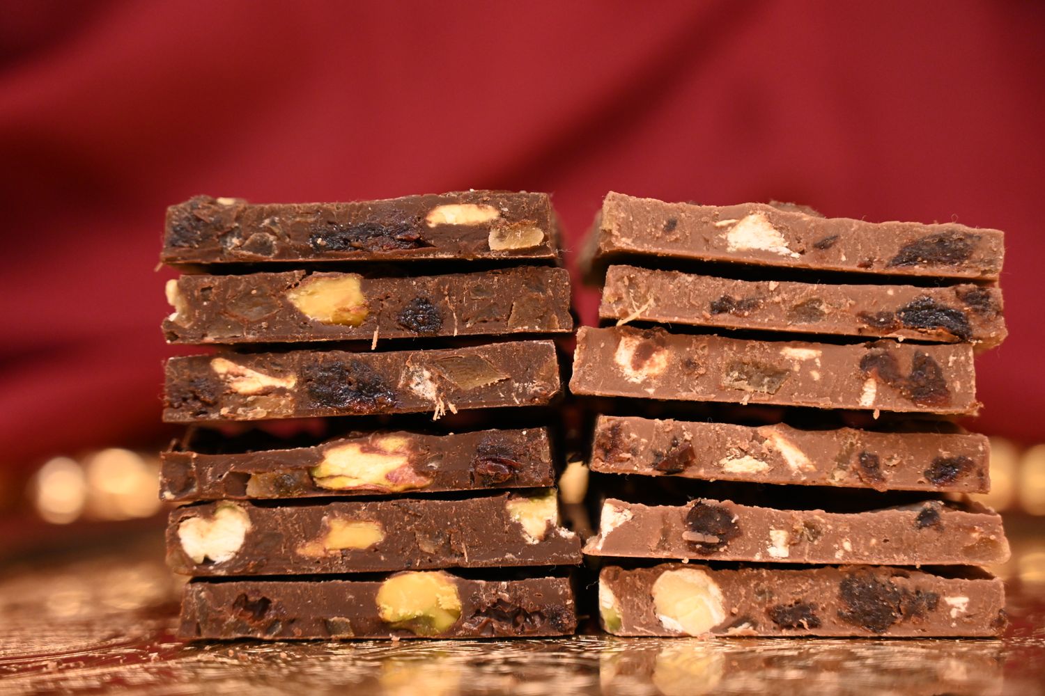 Pistachio Bark with Ginger and Tart Cherries