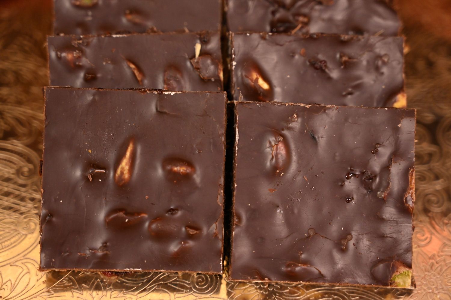 Pistachio Bark with Ginger and Tart Cherries Pistachio Bark with Ginger and Tart Cherries