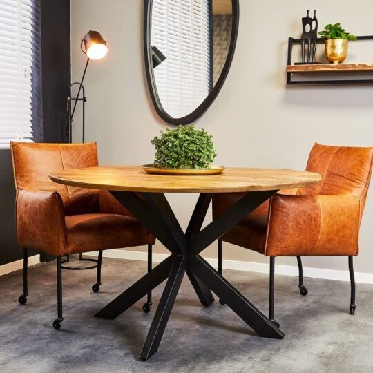 Eettafel Arlington | Rond Eettafel Arlington | Rond